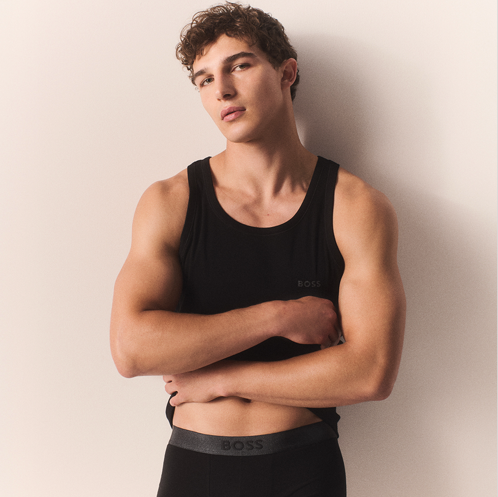 Man modelling Hugo Boss