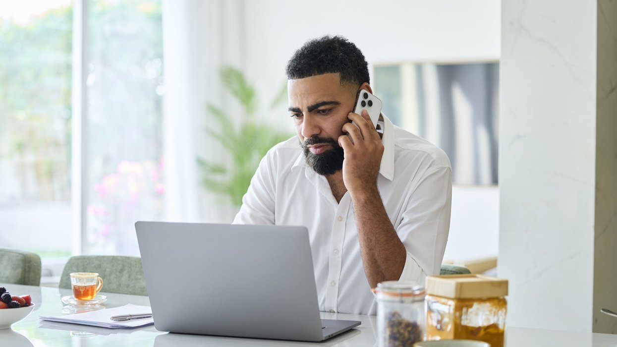 Man on laptop