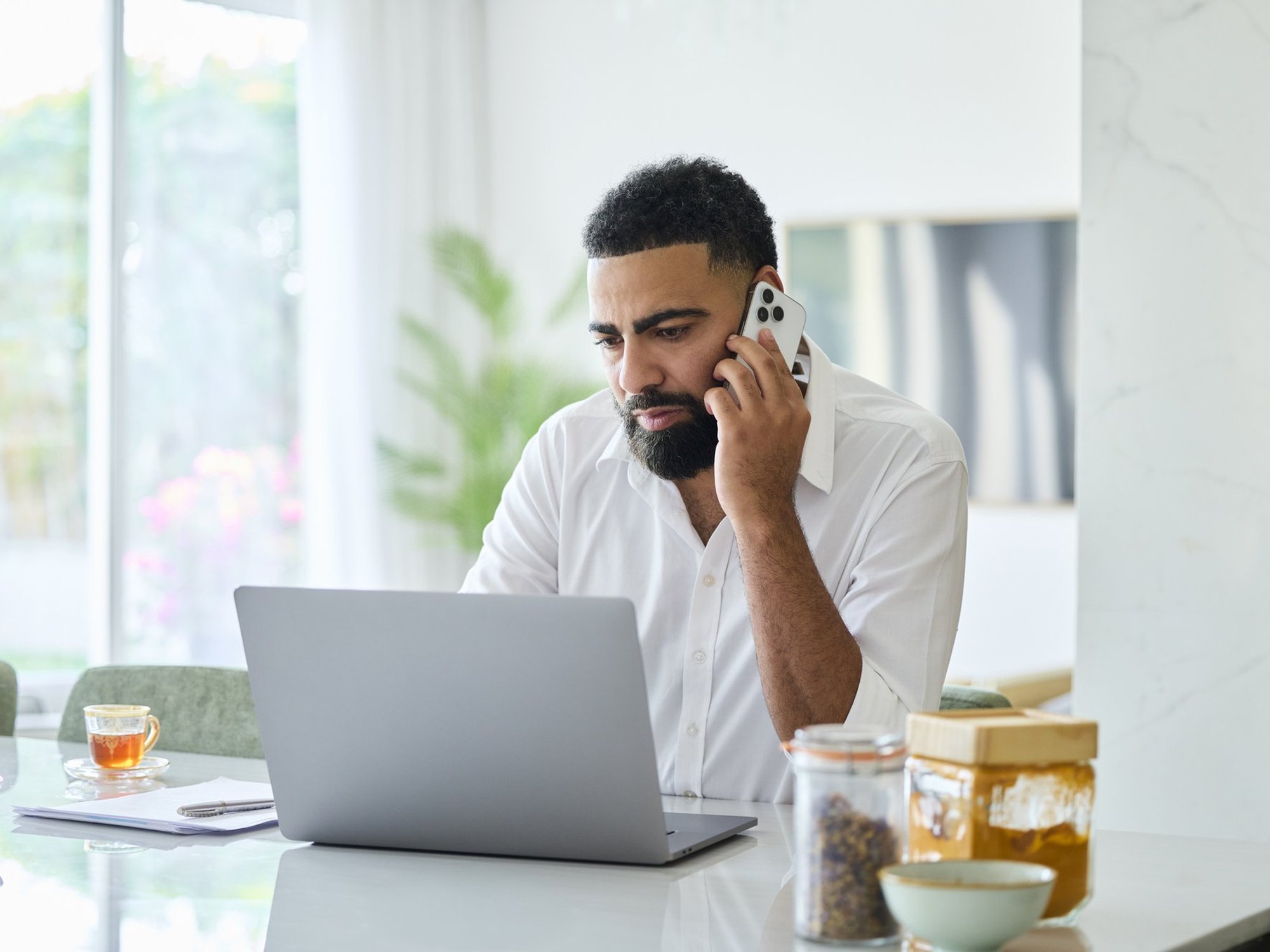 Man on laptop