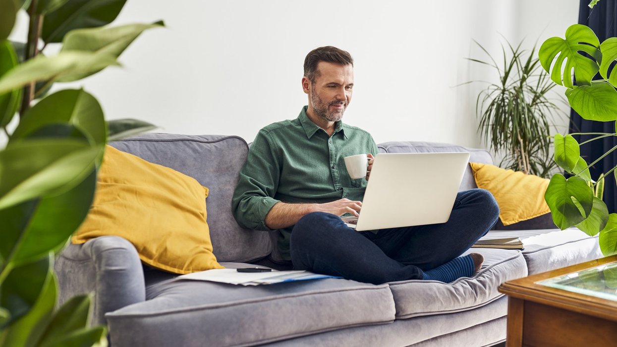 Man on laptop