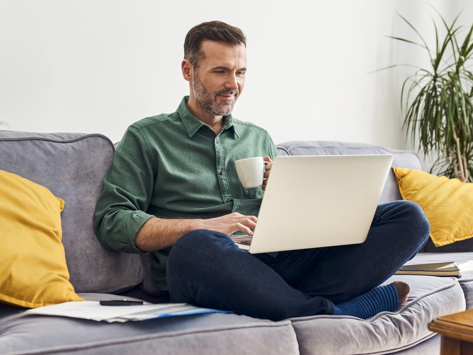 Man on laptop