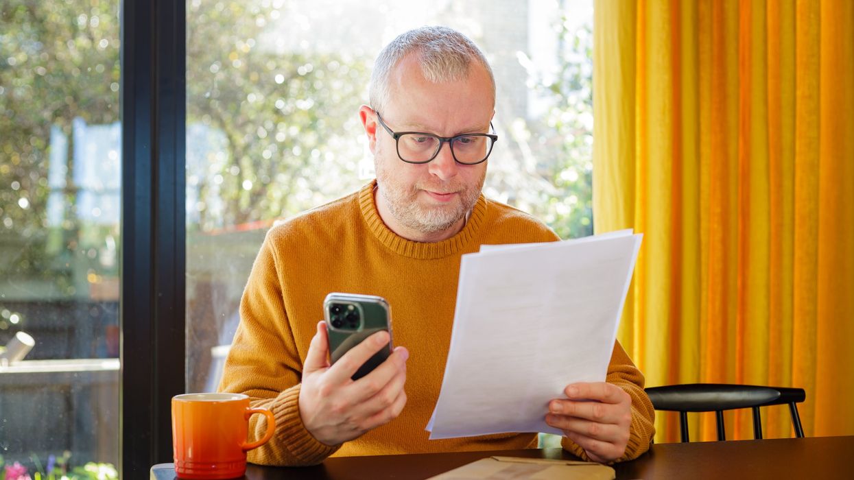 Man on phone