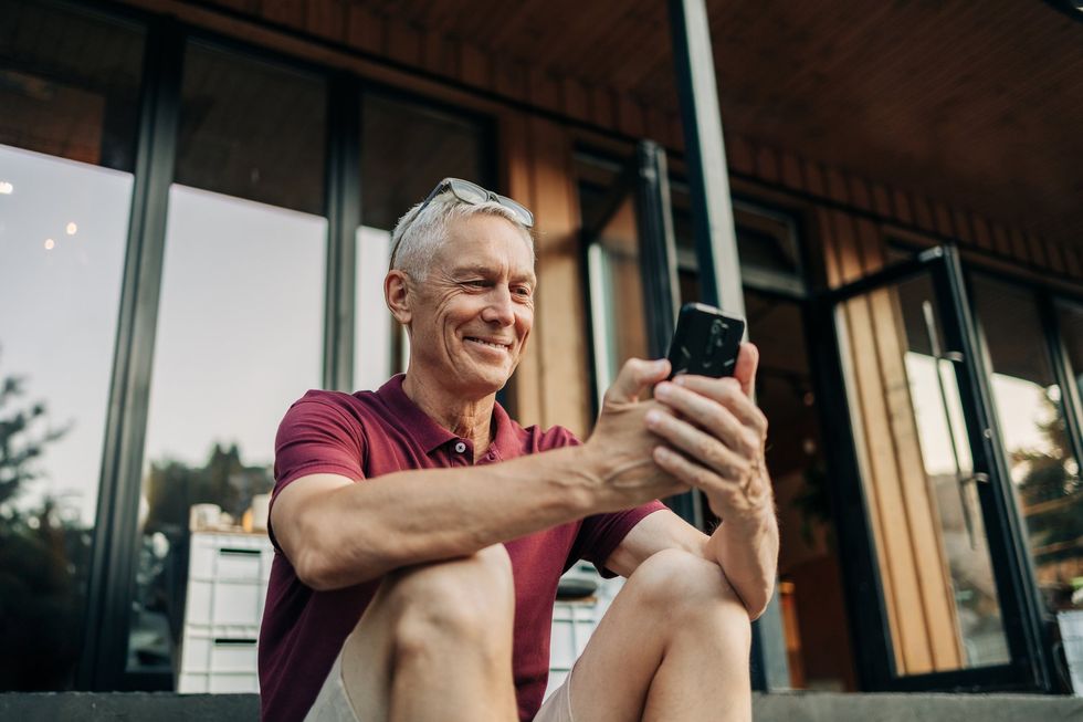 Man on phone