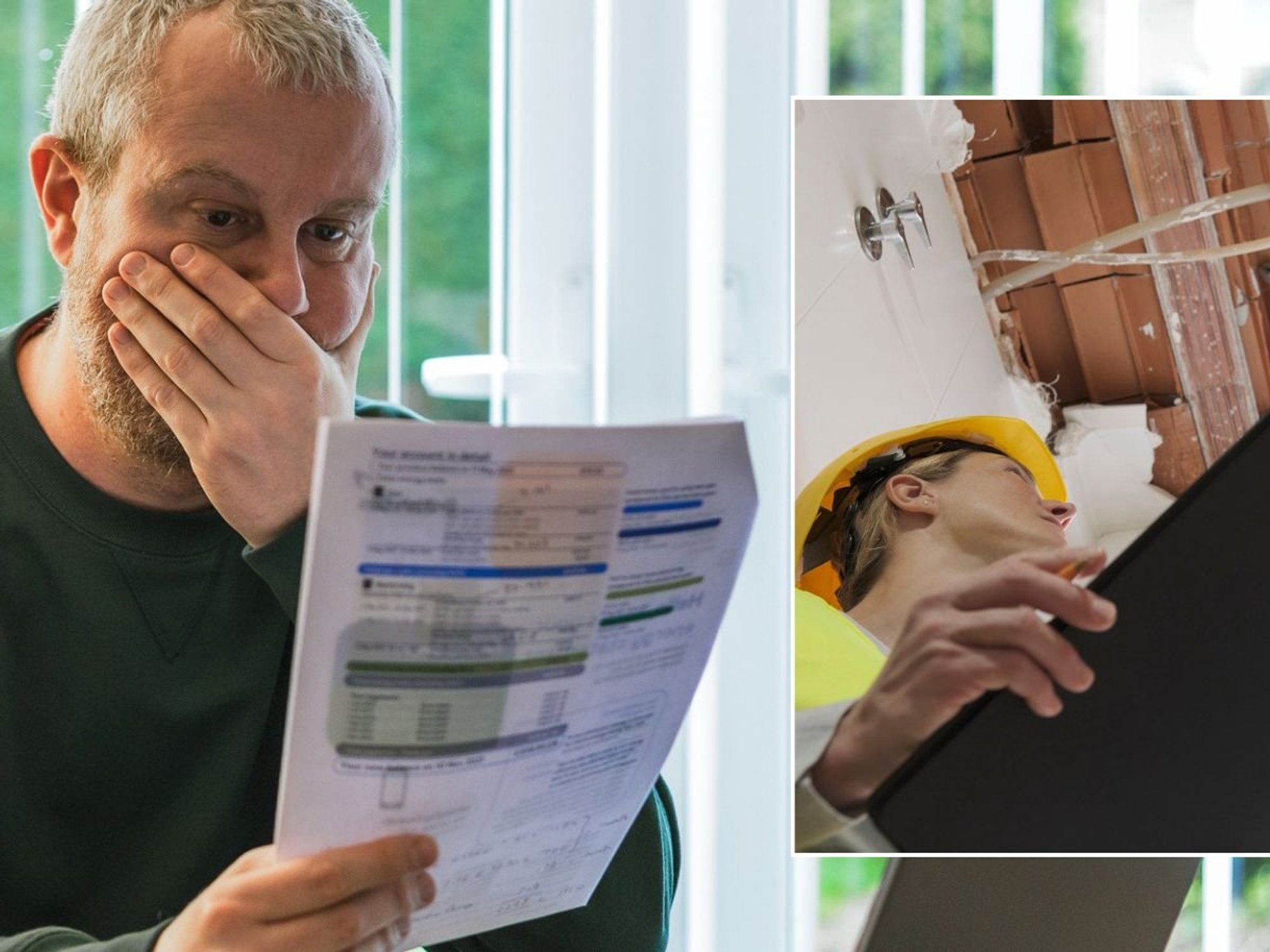 Man shocked at bill and insulation being carried out at home