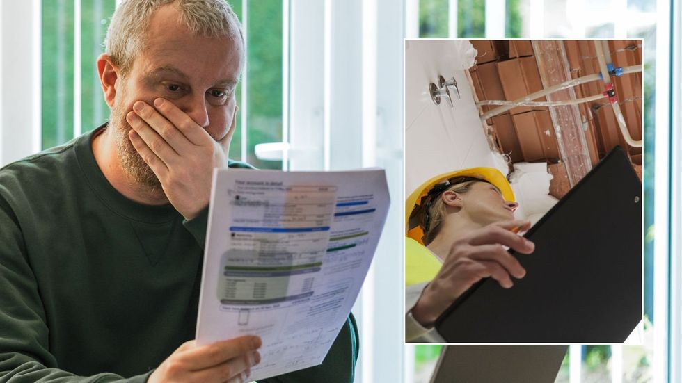 Man shocked at bill and insulation being carried out at home