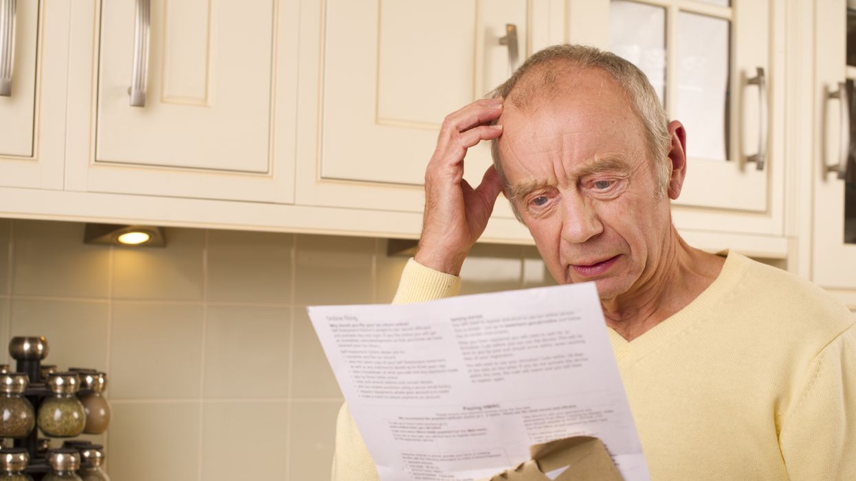 Man shocked at letter