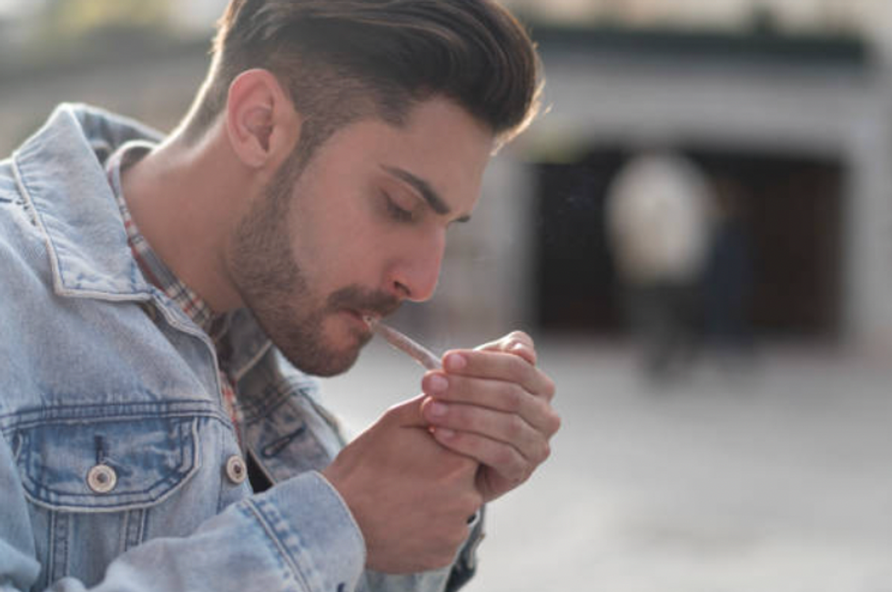 Man smoking