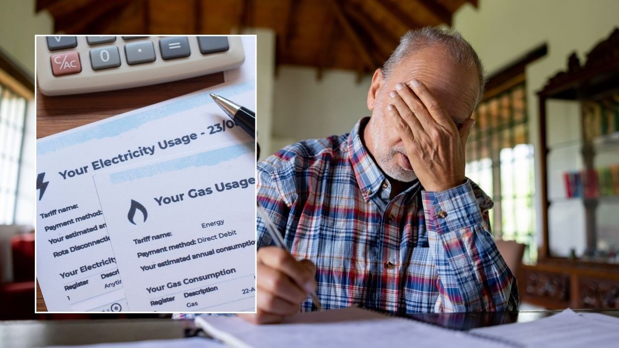 Man stress and energy bill