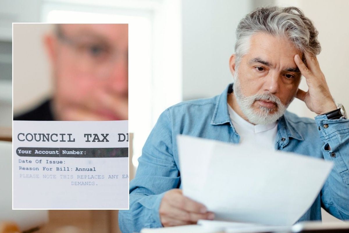 Man stressed over bill and council tax