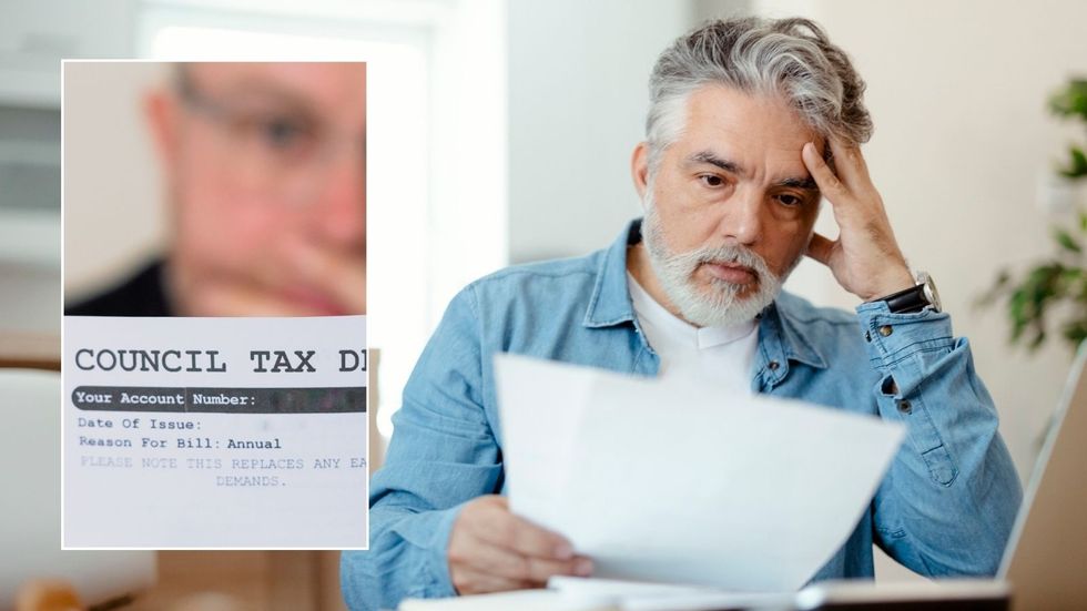 Man stressed over bill and council tax 
