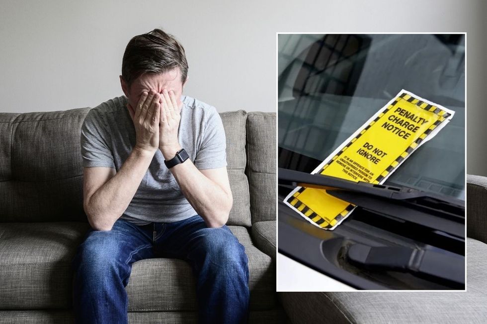 Man suffering mental health episode and a parking fine