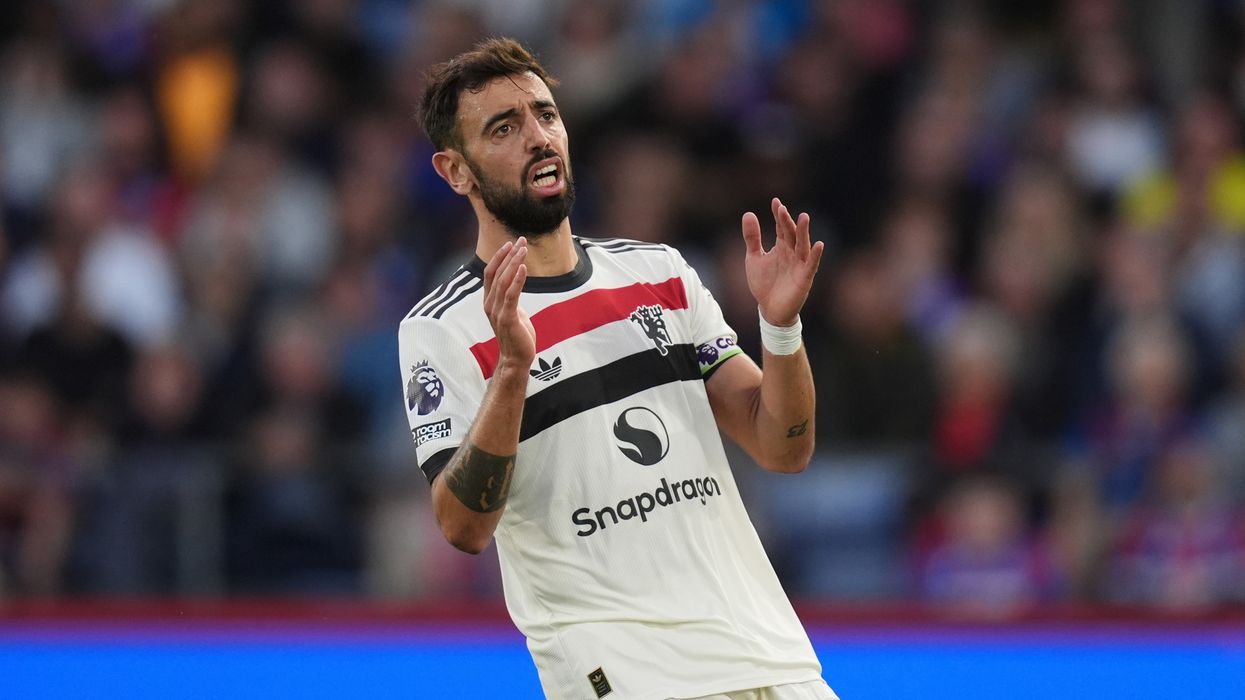 Man Utd Bruno Fernandes Crystal Palace