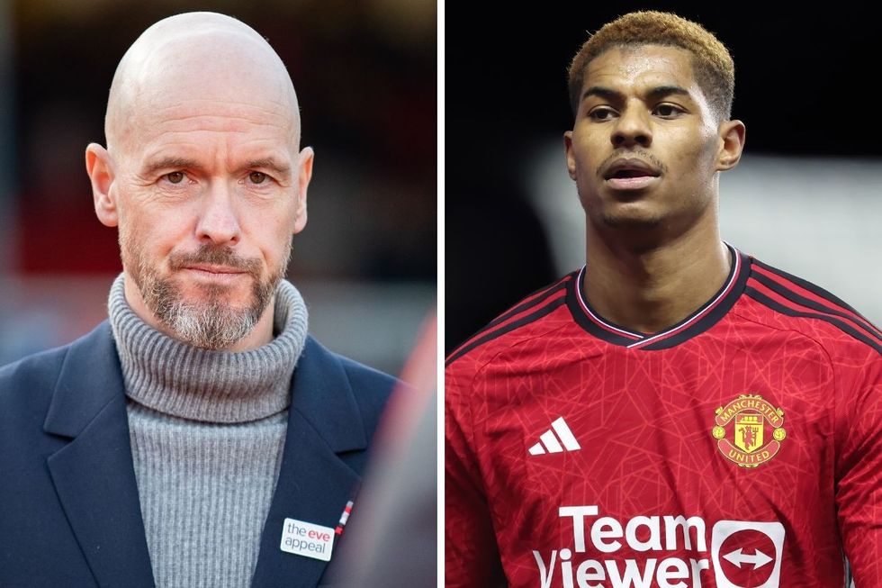 Man Utd Erik ten Hag Marcus Rashford