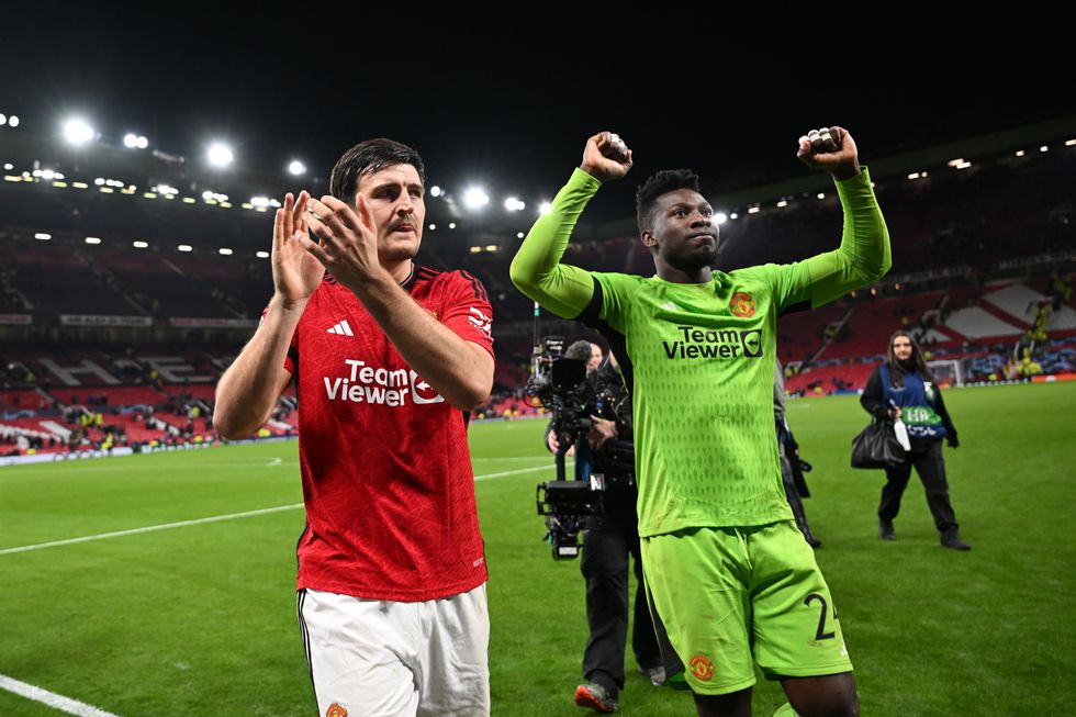 Man Utd Harry Maguire Andre Onana