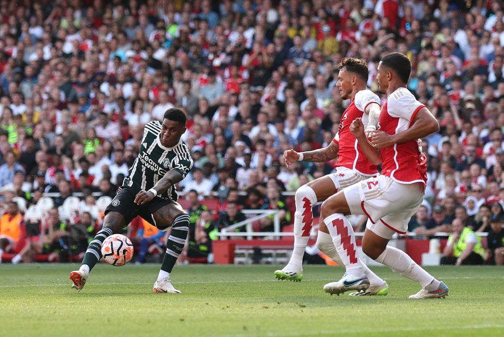 Man Utd Marcus Rashford Arsenal