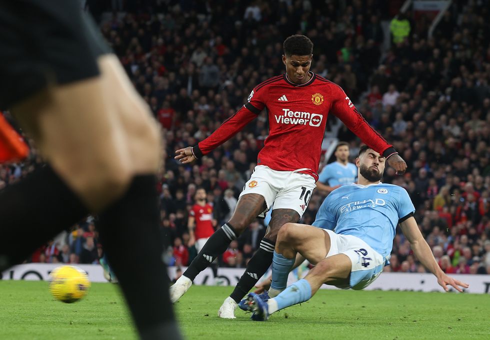 Man Utd Marcus Rashford Man City