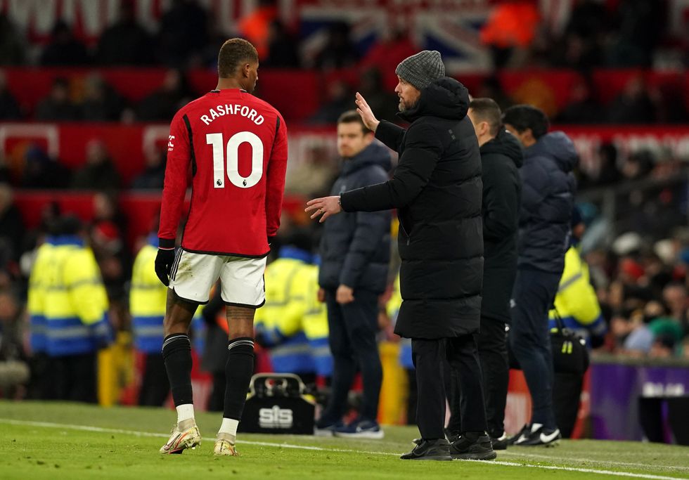 Man Utd news Marcus Rashford Erik ten Hag