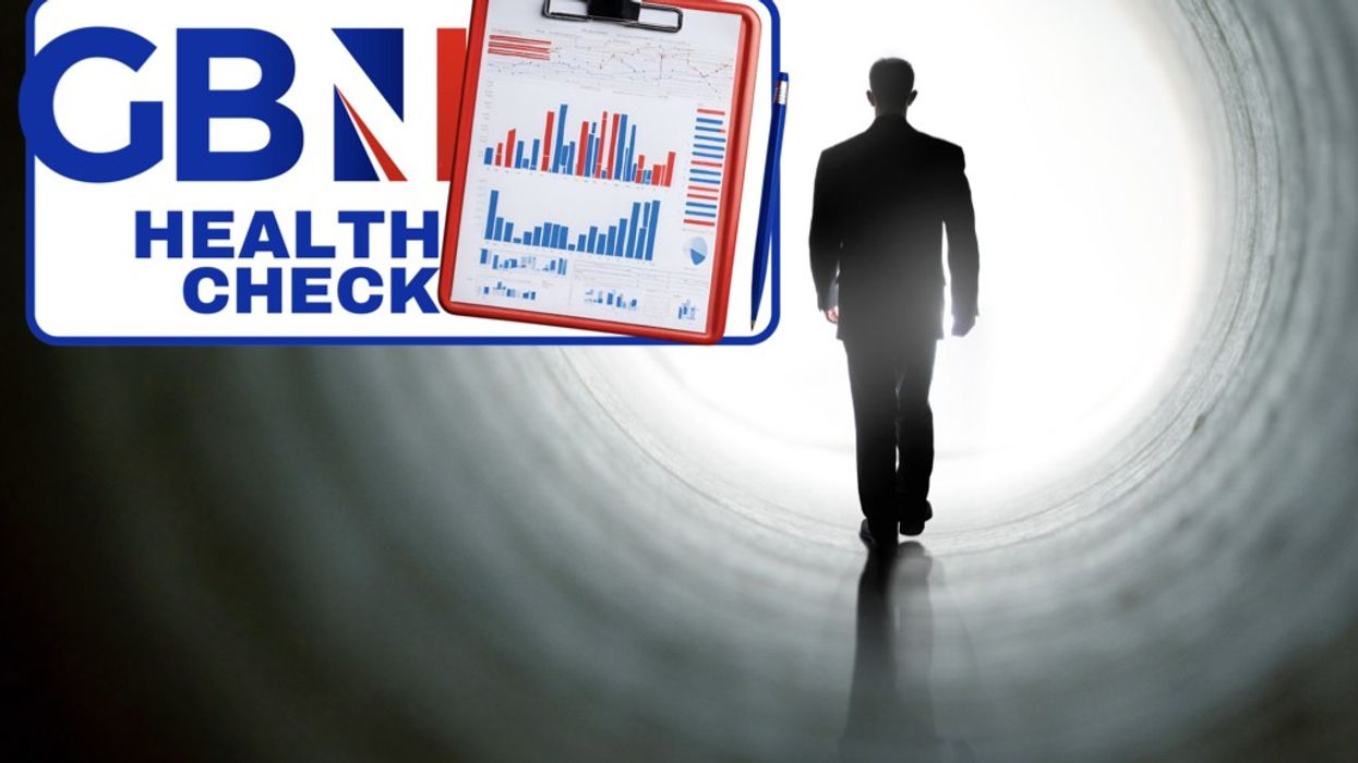 Man walking towards the light