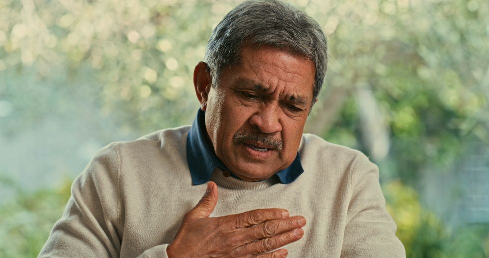 MAN WITH CHEST PAIN
