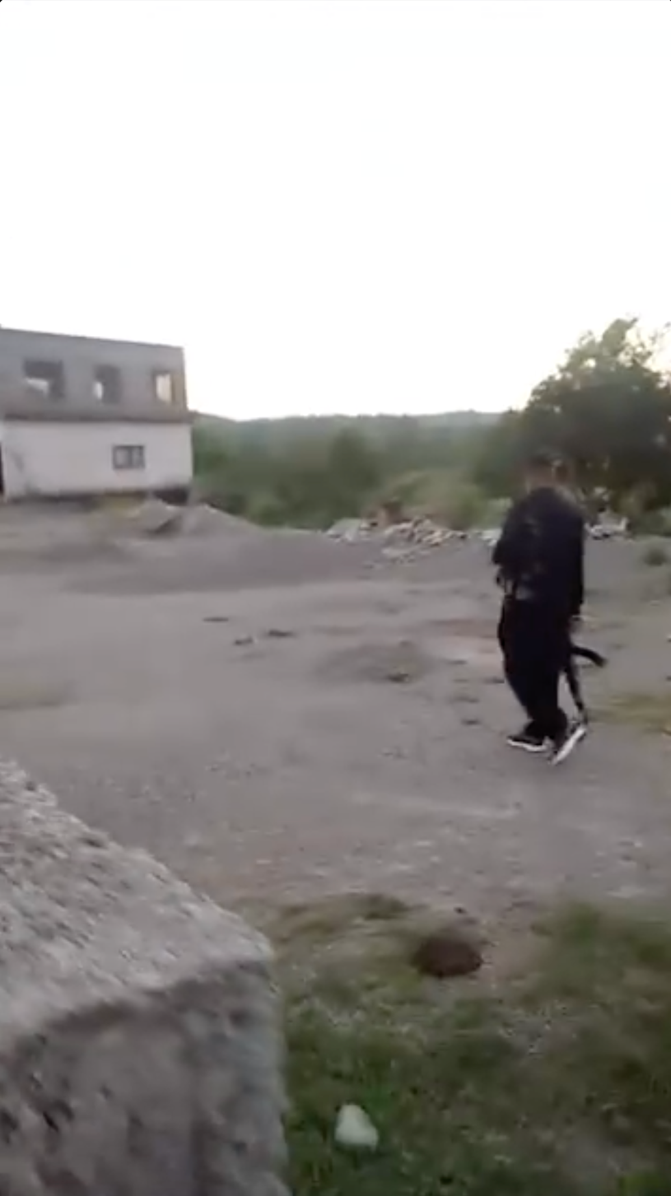 Man with gun outside Eid celebration