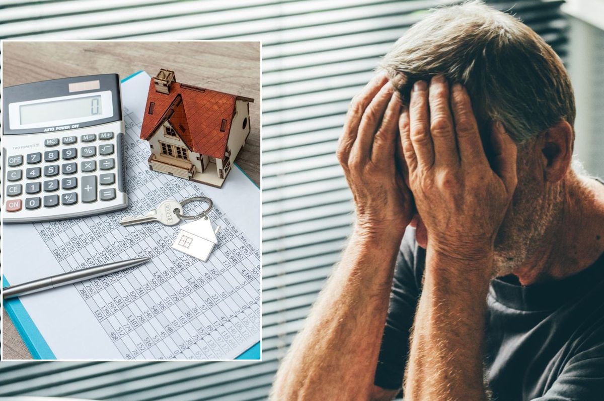 Man worried and mortgage bill