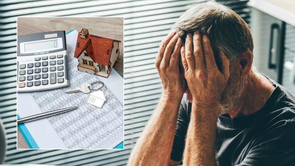 Man worried and mortgage bill