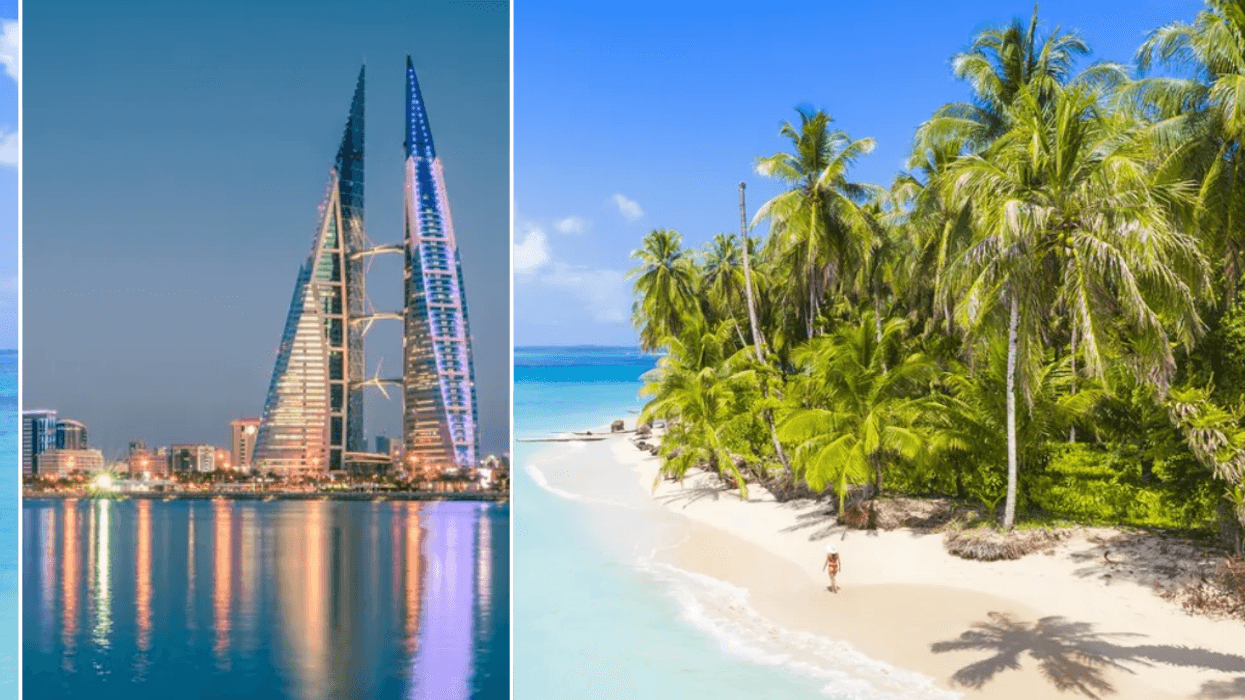 Manama City, Bahrain / Zapatilla island, Panama