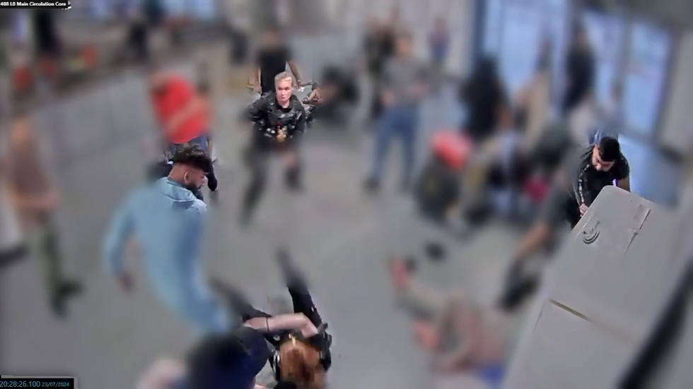 Manchester Airport brawl