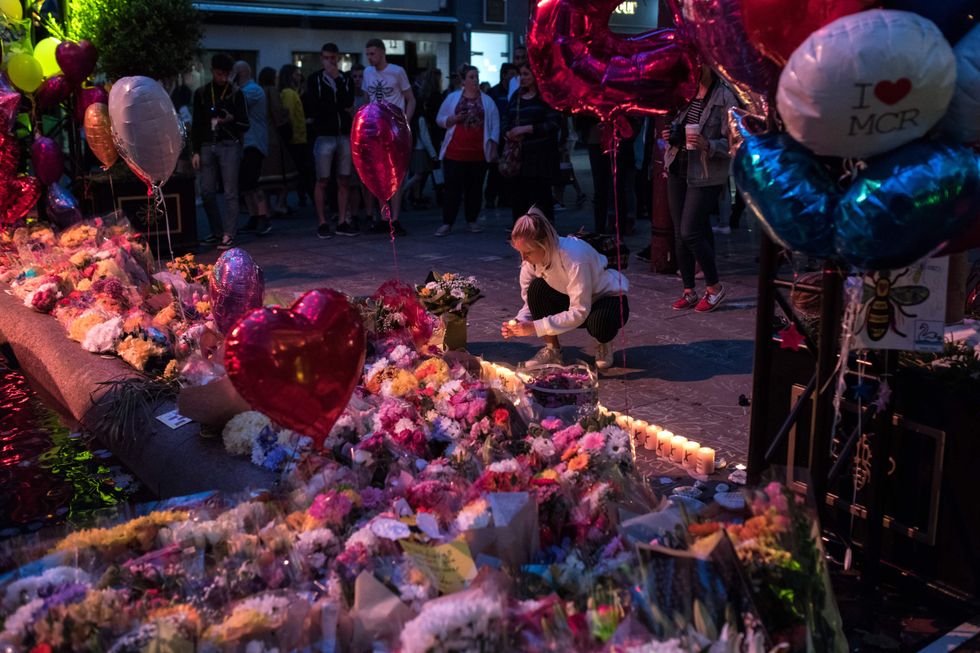 Manchester arena bombing vigil in 2018