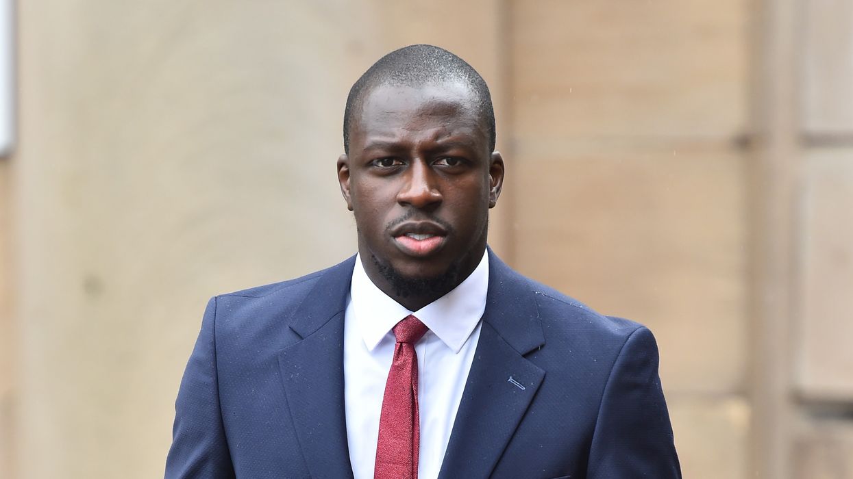 Manchester City footballer Benjamin Mendy arriving at Chester Crown Court on July 14, 2023