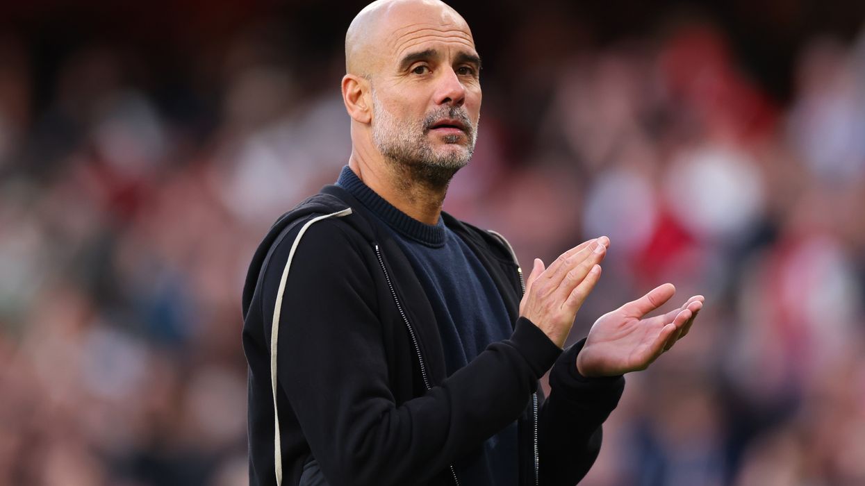 Manchester City manager Pep Guardiola has reacted to his side's 1-1 draw with Arsenal at the Emirates Stadium on Sunday