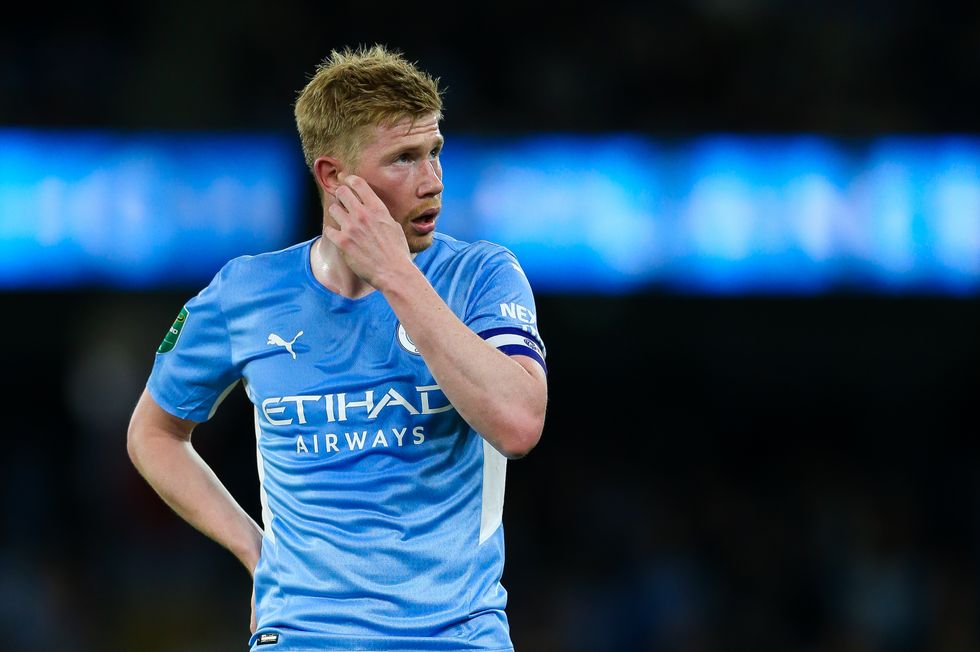 Manchester City's Kevin De Bruyne at the Etihad Stadium, Manchester.