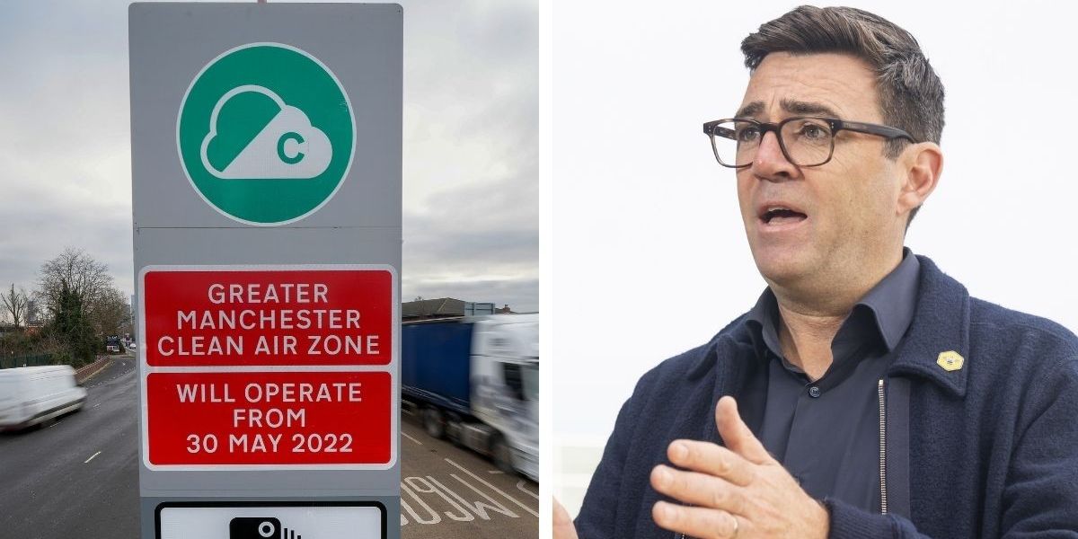 NextImg:Andy Burnham bans daily charges from Manchester Clean Air Zone in major victory for drivers