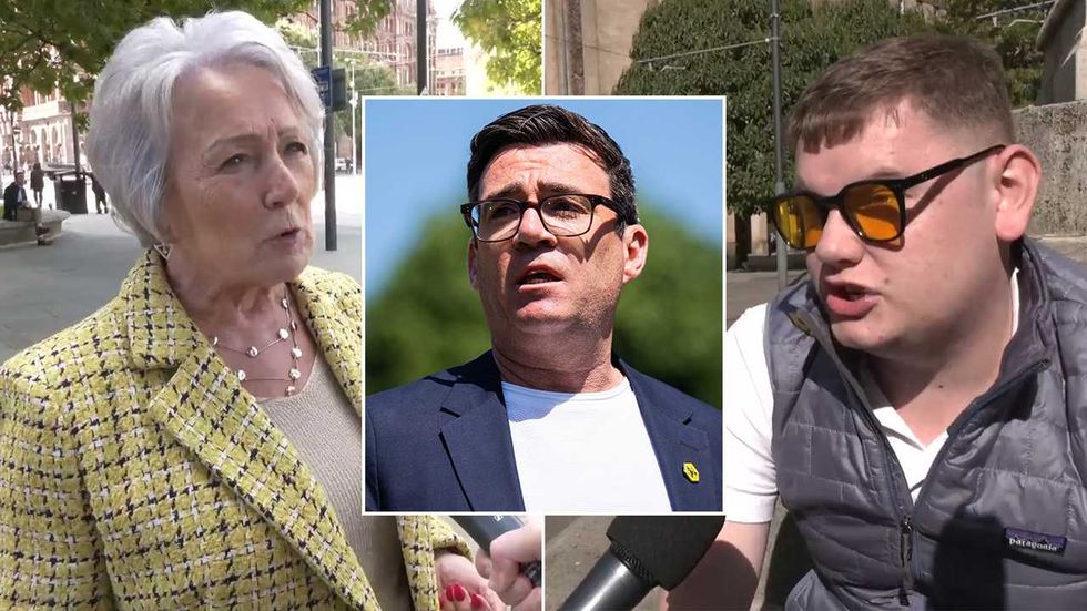 Manchester locals, Andy Burnham