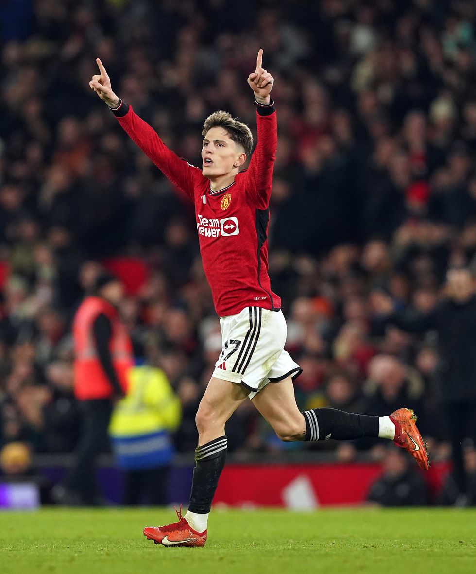 Manchester United Alejandro Garnacho Aston Villa