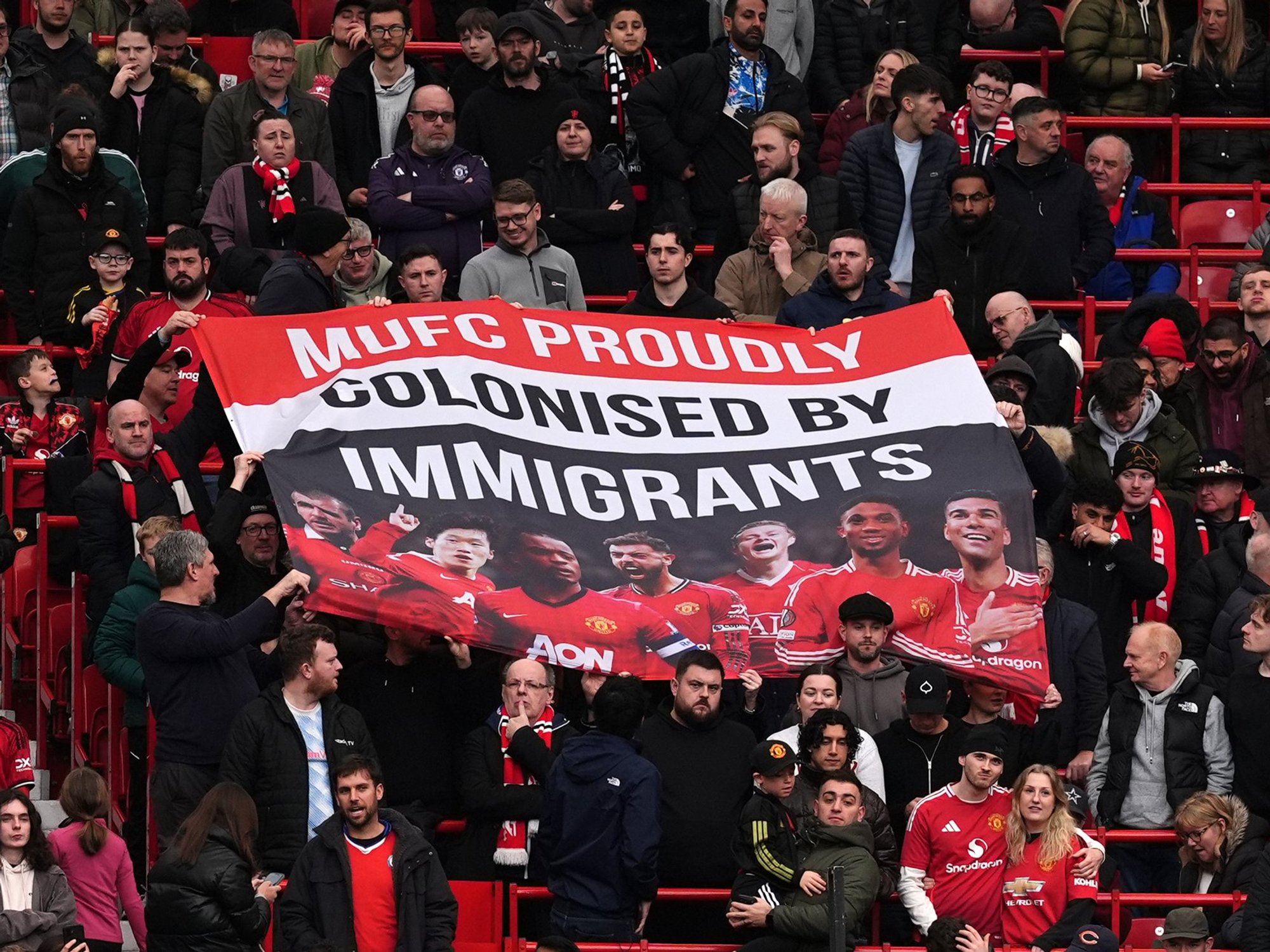 Manchester United banner