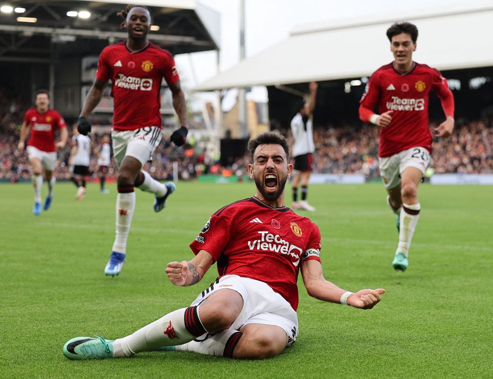 Manchester United Bruno Fernandes Fulham