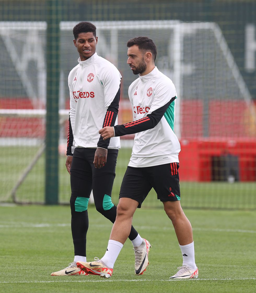 Manchester United Bruno Fernandes Marcus Rashford