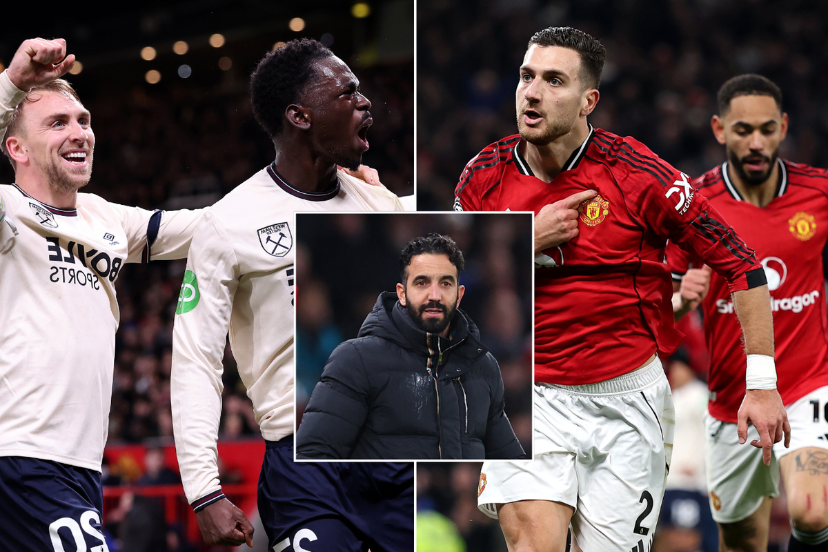 Manchester United drew 1-1 with West Ham United