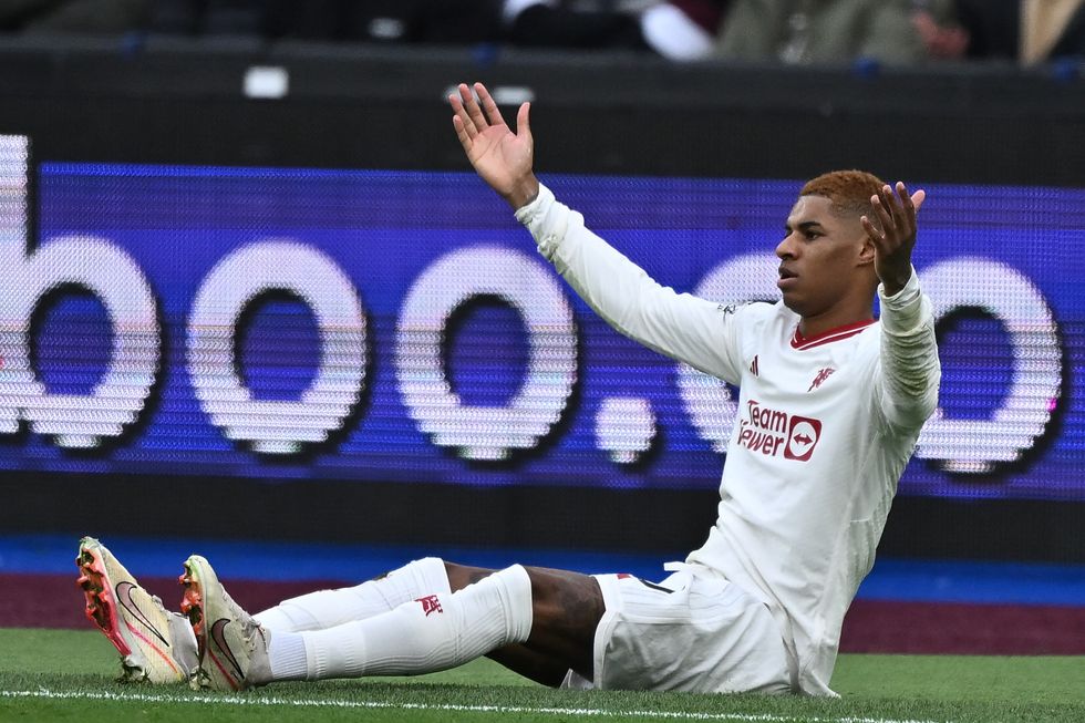 Manchester United players struggled to make an impact against West Ham