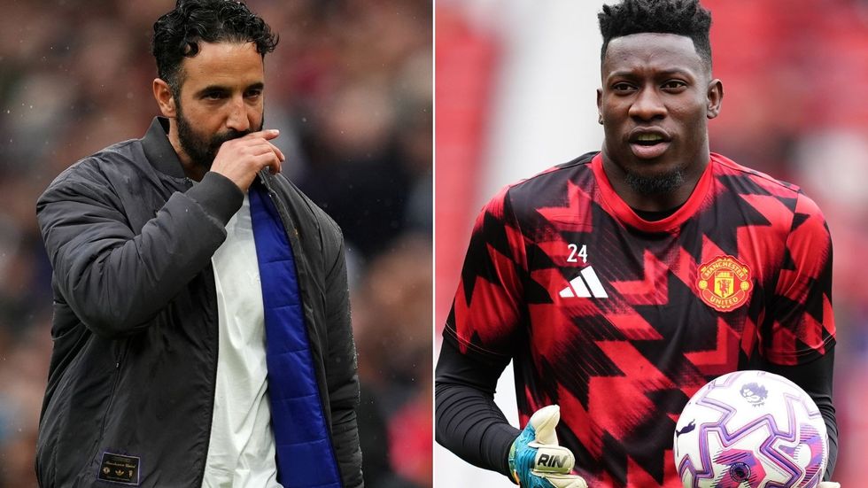 Manchester United Ruben Amorim Andre Onana Man City