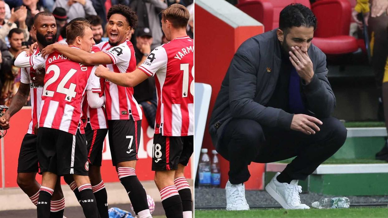 Manchester United's difficult start to the season continued on Saturday, with Brentford winning 2-1 at the Gtech Community Stadium to pile more misery on Ruben Amorim