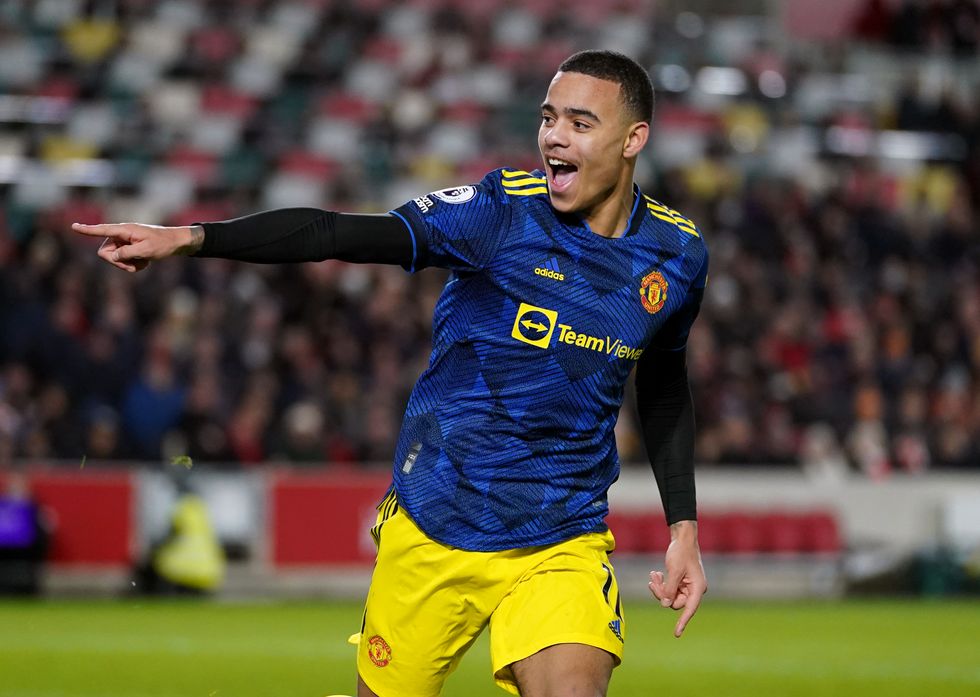 Manchester United's Mason Greenwood.