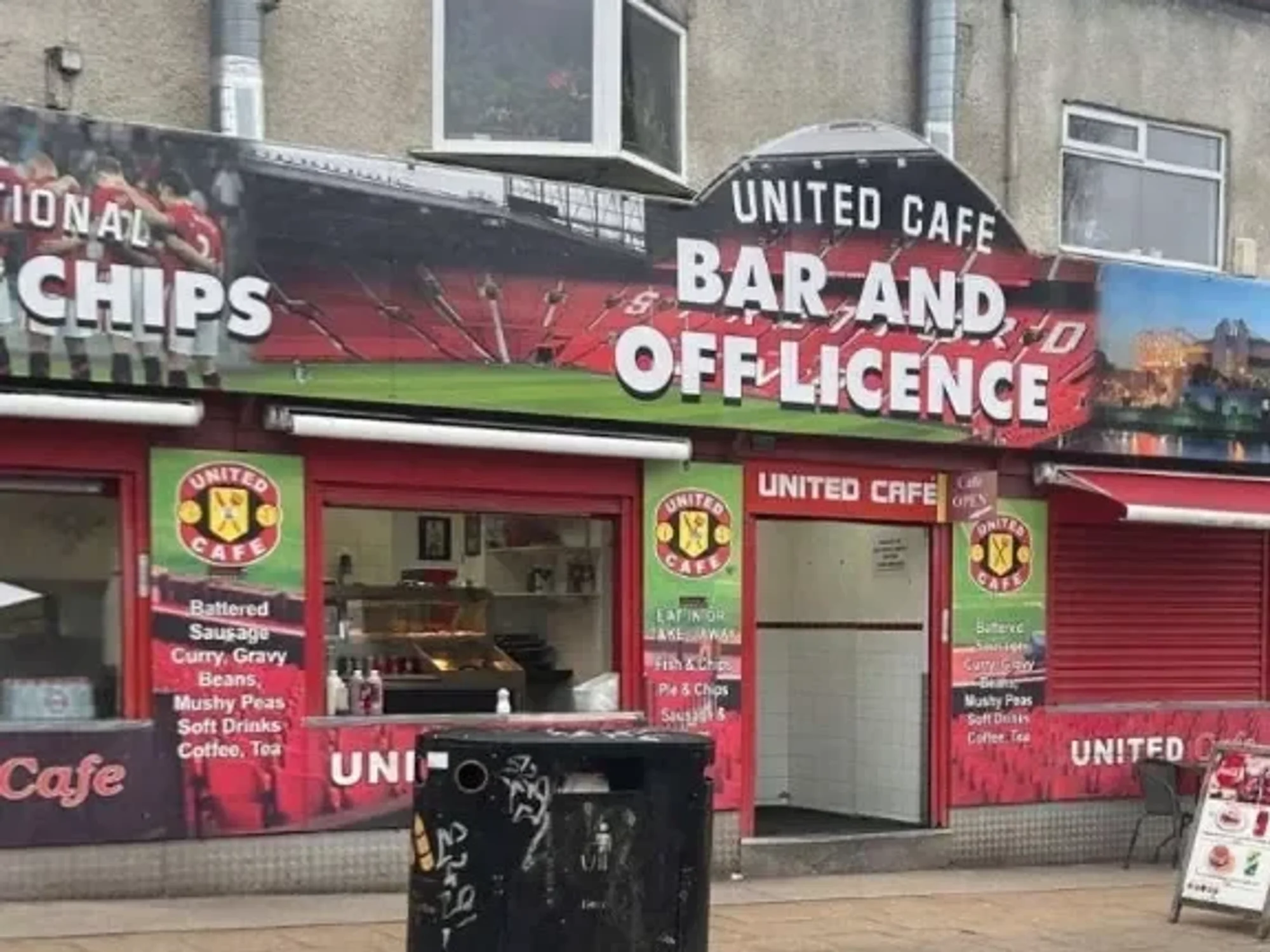 Manchester United-themed café