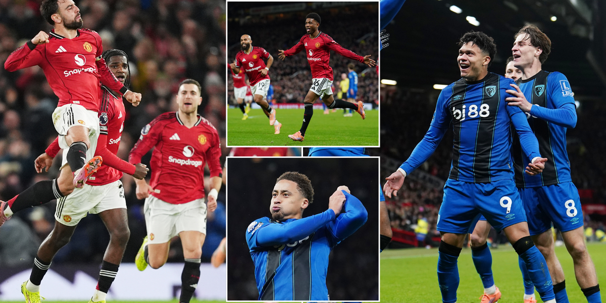 Manchester United throw away lead three times in jaw-dropping eight goal Bournemouth thriller in one of Old Trafford’s most chaotic matches ever Manchester United throw away lead three times in jaw-dropping eight goal Bournemouth thriller in one of Old Trafford’s most chaotic matches ever