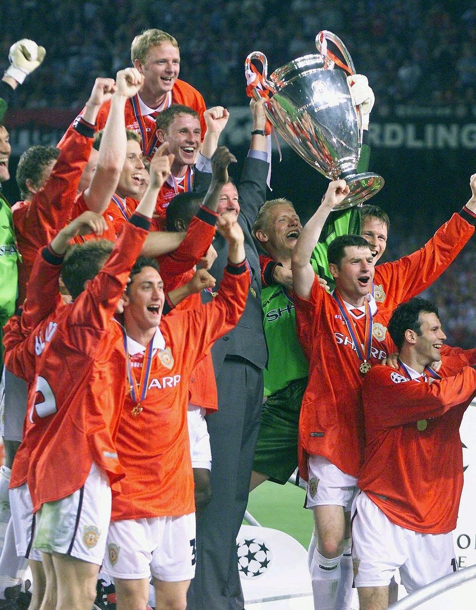 Manchester United won the Champions League in 1999 with a dramatic 2-1 win over Bayern Munich in Barcelona