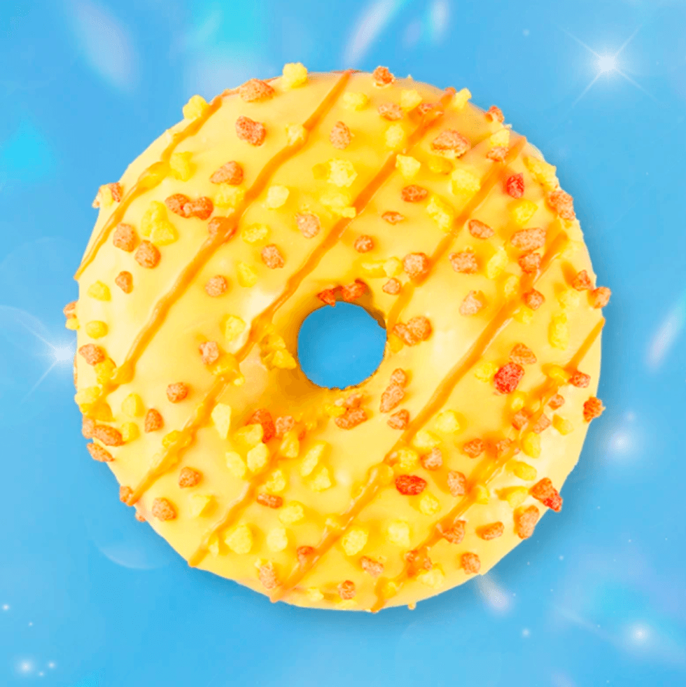 Mango & Passion Fruit Doughnut
