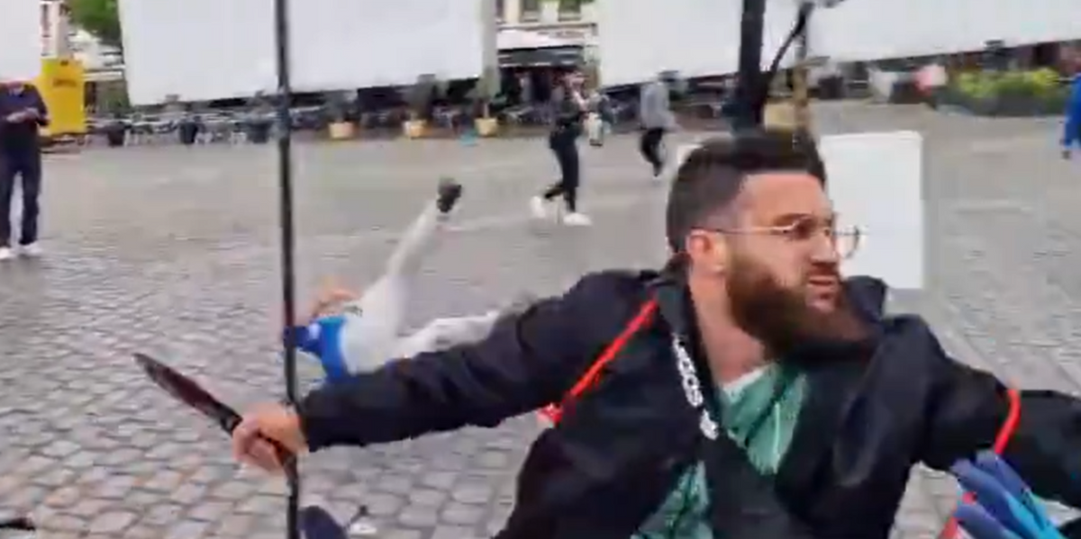 NextImg:Knife attacker stabs multiple people on LIVE STREAM in German city as armed police rush to scene
