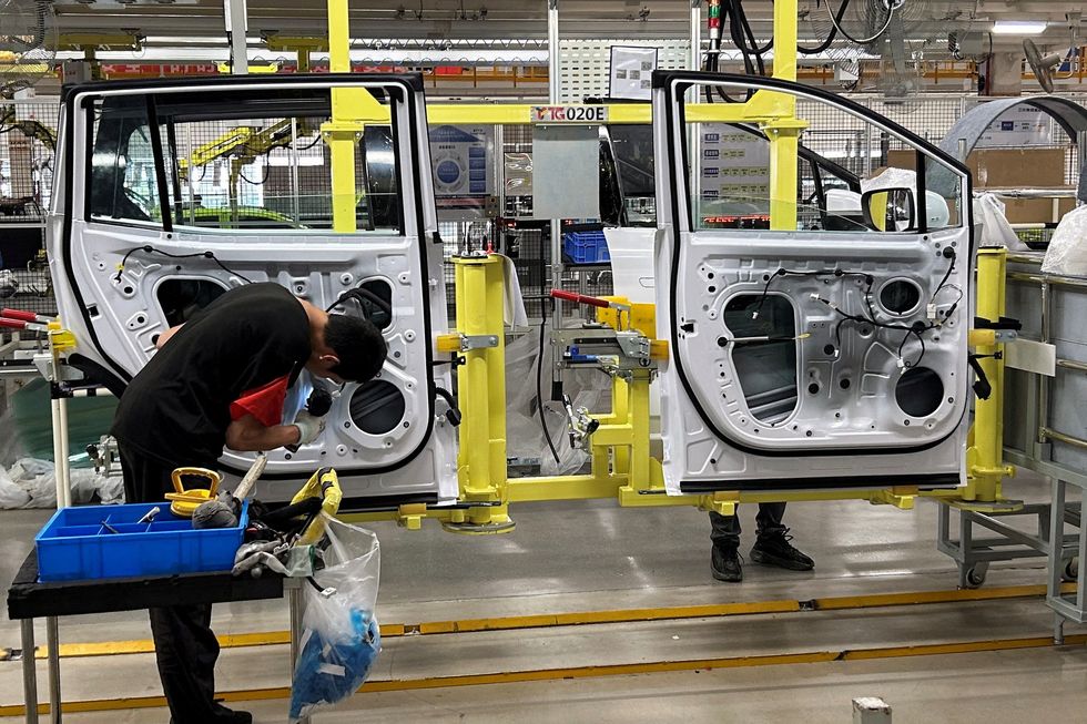 Manufacturing electric vehicles in China