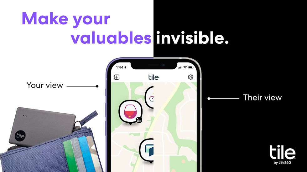 Map display of Life360 app
